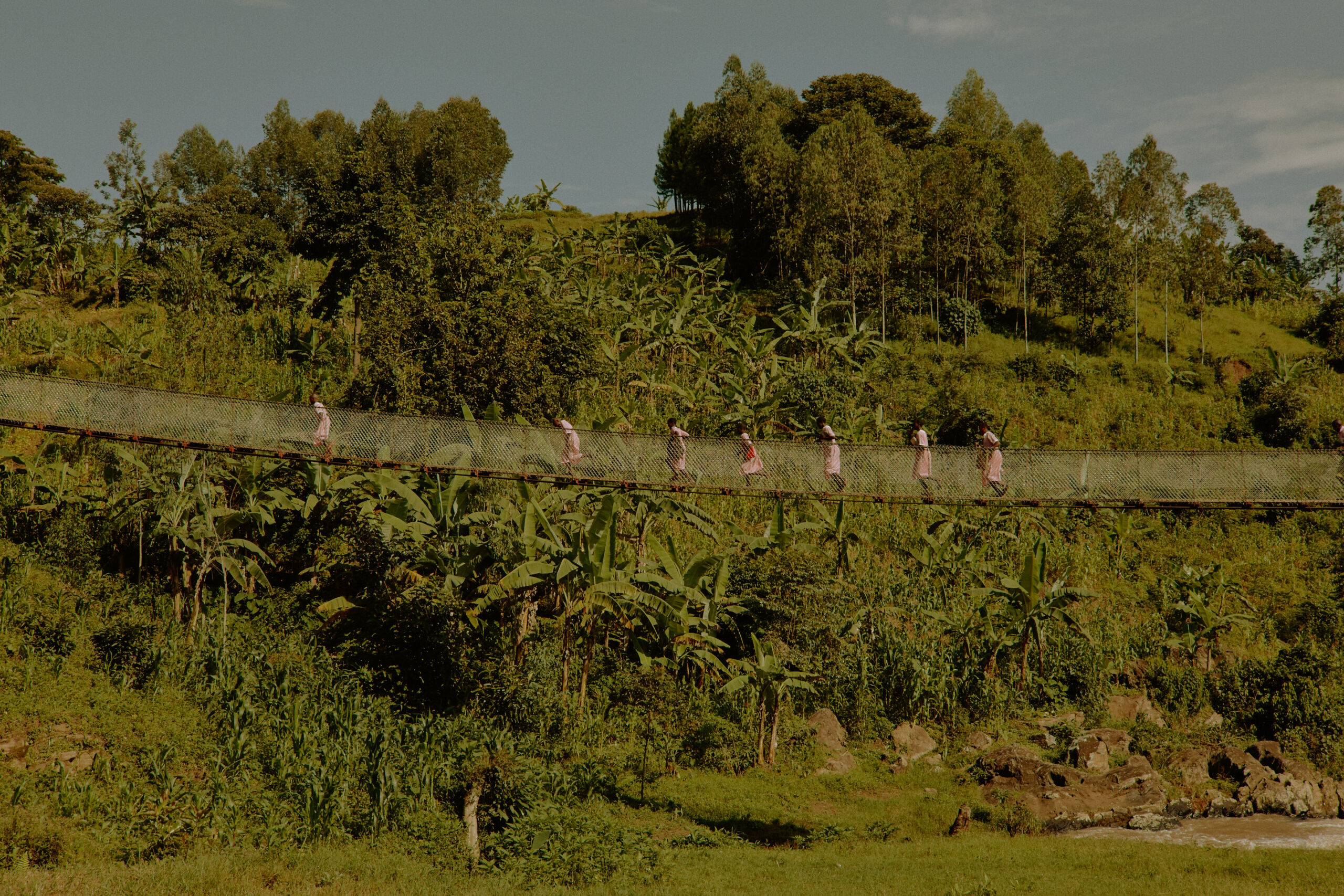 Bridges to Prosperity_Uganda Side View Students